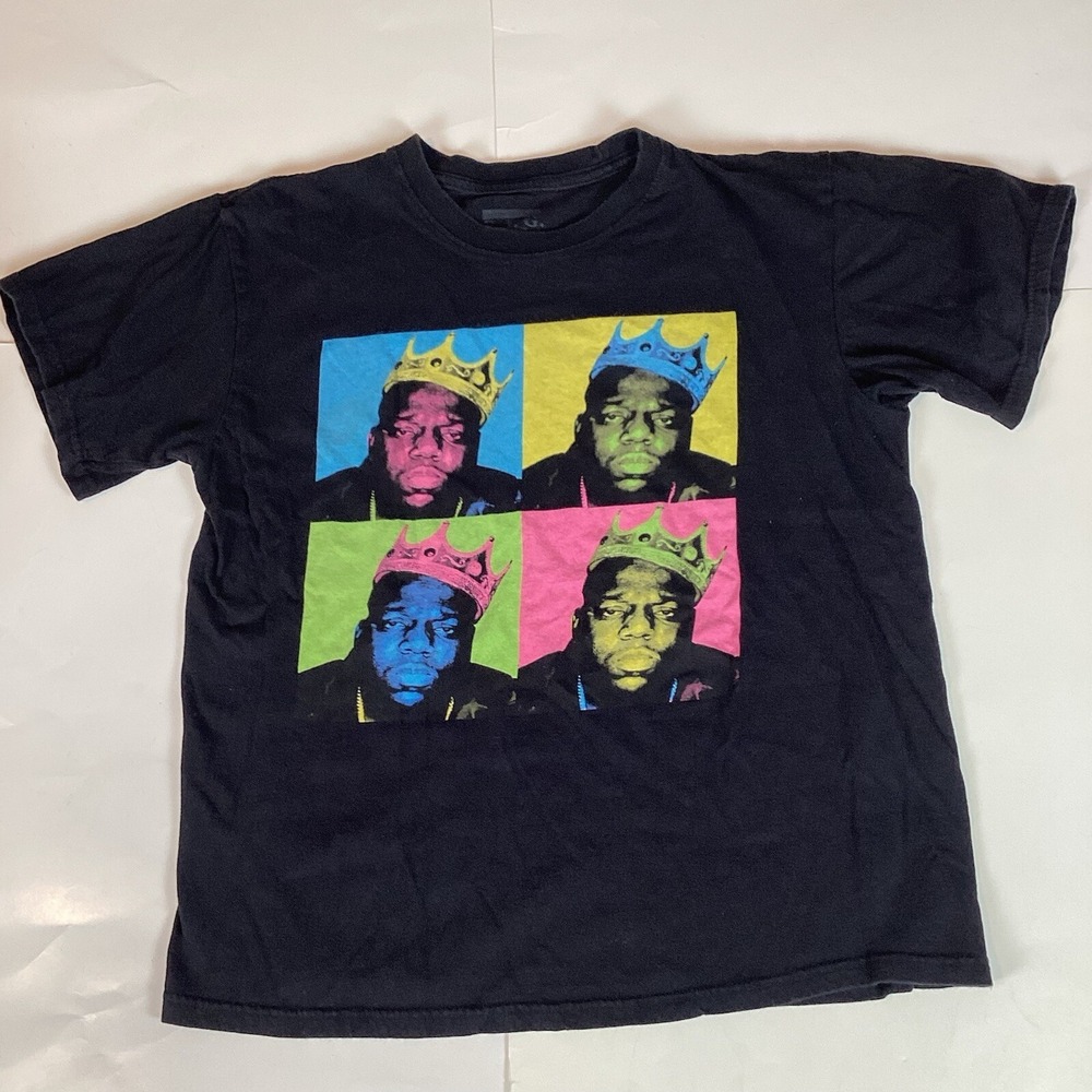 Notorious B.I.G Mens T Shirt Size M Medium Short Sleeve Stretch Crew Neck